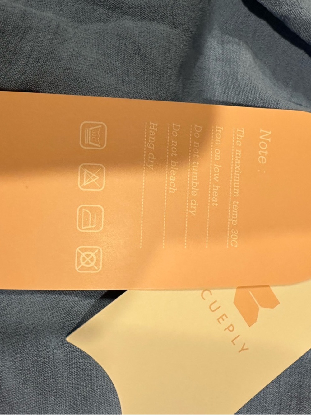 Light Blue Ruffled Mini Skort - Picture 3 of 6